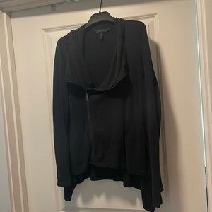 BCBGMAXAZRIA Zane Zip Hankercheif Sweater